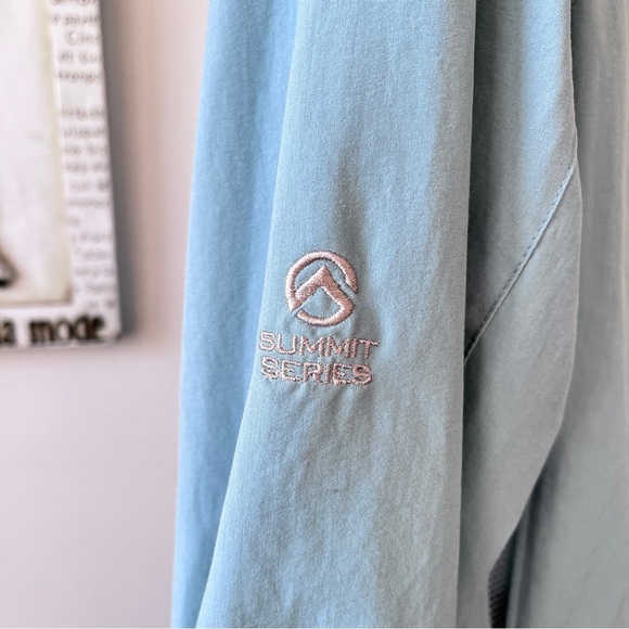 Women’s The North Face Summit Series Lunker’s Outdoor Blue Shirt Jacket Size S - Picture 7 of 10